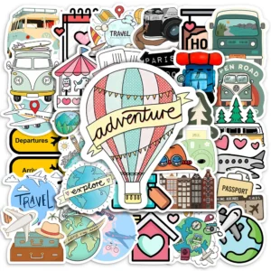 Stickers Decorativos de Viaje - Imagen 2