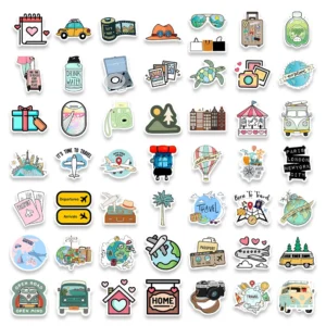 Stickers Decorativos de Viaje - Imagen 6